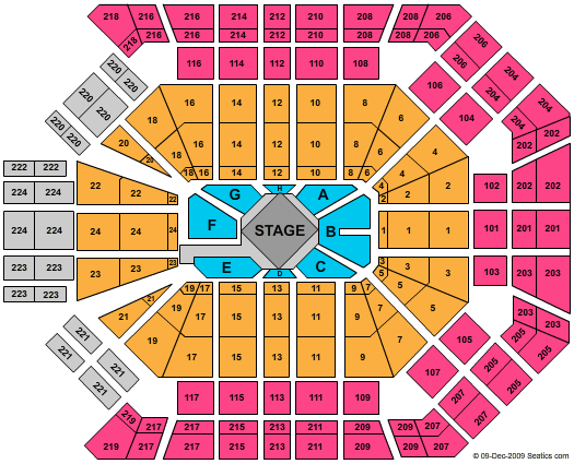 MGM Grand Garden Arena George Strait Seating Chart